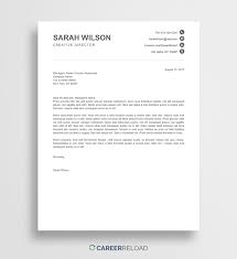 A cover letter is one of the best opportunities to create a standout statement from your peers in the job application process. Free Simple Cover Letter For Word Career Reload