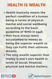 #speech#health#wealth #health and care speech #health is wealth#health is wealth easy essay ekroop & harjas jass. Health Is Wealth Speech Speech On Health Is Wealth For Students And Children In English A Plus Topper