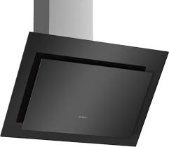 60cm angled galaxy cooker hood the galaxy is a budget angled kitchen extractor with a distinctive black glass center. Bosch Dwk87cm60b 80cm Angled Chimney Cooker Hood Black