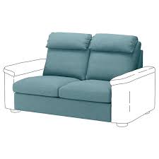Struttura:ovatta di poliestere, poliuretano espanso, kg 30/m3, truciolare. Lidhult Elemento Letto A 2 Posti Gassebol Blu Grigio Ikea It