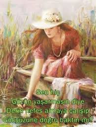 Sen Hic Gozun Yasarmasin Diye Derin Nefes Almaya Calisip Gokyuzune Dogru Baktin Mi Resimli Anlamli Soz Guzel Soz Ilham Verici Sozler Deri