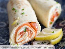 Wrap Au Saumon Recettes Recette Wrap Au Saumon Recette Wrap Recettes De Cuisine