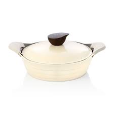 Bernardo Eela Seramik Kaplama Sig Tencere Shallow Pot Bernardo Cooking Kitche Mutfak Seramik Mutfak Yemek