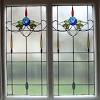 Beveled stained glass bathroom window project id: 1