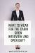 Female Air Hostess Interview Dress
