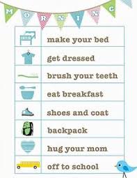 Details About A5 Print Children S Morning Routine Reward Chart Includes Smiley Face Stickers