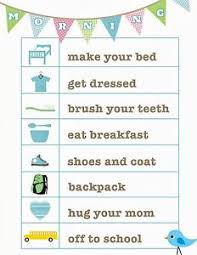 details about a5 print children s morning routine reward chart includes smiley face stickers