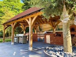 New construction, such as an outdoor kitchen, storage building, pergola, gazebo, detached garage, deck, or ramp can be added to your home to increase h. Oak Gazebo Kitchen Case Studies Oak Designs