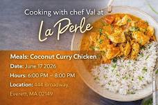 Cooking with Chef Val at La Perle: Tropical Curry Night