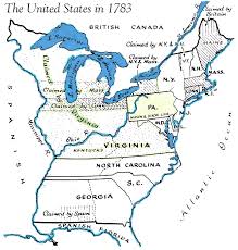 Map United States In 1783 At The End Of The American Revolution Some Boundaries Affect Where Records Genealogy Map Genealogy History Family Tree Genealogy