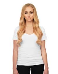 100% human remy hair wefts: Bambina 160g 20 Strawberry Blonde Hair Extensions 27 Bellami Hair