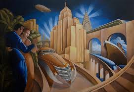 Famous Art Deco Paintings Here S A Step By Step On Its Creation Art Deco Paintings Art Deco Buildings Art Deco