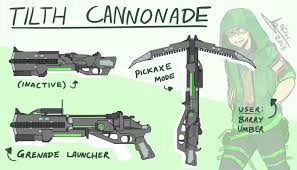 DORK LORD — RWBY OC Weapon - Tilth Cannonade (Grenade Launcher...