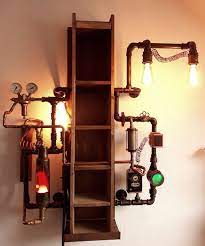 Steampunk Industrial Shelf By Debe Steampunk Home Decor Steampunk Bedroom Industrial Lighting Design Steampunk shelves, industrial shelves, wall shelves, industrial shelf, floating shelves, wood shelve.