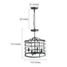 An elegant drum shade is surrounded by a cage featuring a diamond pattern with wrapped accents at the industrial, rustic, modern, and contemporary styles all merge in this stylish yet subtle chandelier. Farmhouse 4 Light Grey Candle Cage Drum Wood Chandelier Pendant Lights