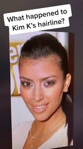 Kim K Shaves Sideburns