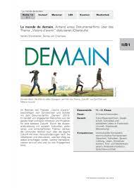 Demain by demain, released 09 may 2019 1. Le Monde De Demain Franzosisch Sprachen Unterrichtsmaterial Raabe
