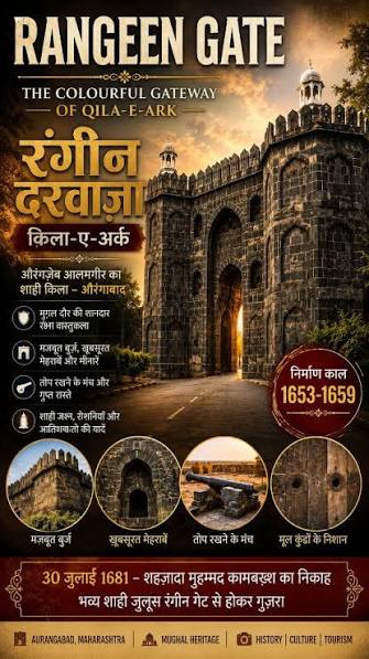 Gate of history, doorway to the past Makai Gate, Aurangabad, 1682 AD Named “Makai / Mecca Gate” because it originally faced west towards the holy city of Mecca. #makaigate #aurangabad #historical