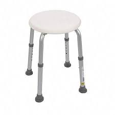 Essential Medical Supply Bath And Shower Stool With Adjustable Legs White Walmart Com In 2020 Medical Supplies Shower Stool Medical Equipment Storage