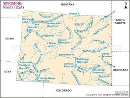 Wyoming is one of the 50 states of the united states. Wyoming River Map Rivers In Wyoming Wyoming Map River