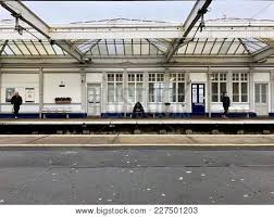 The station opened in 1892 and consists of 2 platforms, ticket desk, waiting area, free parking and snack kiosk. Troon Scotland Image Photo Free Trial Bigstock