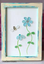 Custom Sea Glass Art Created By Sea Glass Visions Sea Glass Art Diy Sea Glass Art Projects Glass Art Pictures