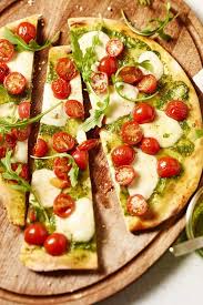 Pesto Pizza Rezept Pesto Pizza Rezepte Kirschtomaten