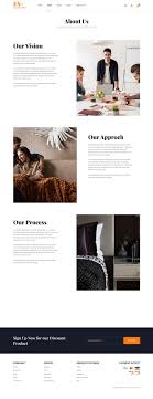 About Us Page Template For An Ecommerce Website About Us Page Design Website Template Design Ecommerce Website Template