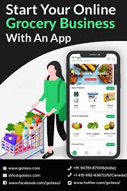 Start Your Online Grocery Business With An App Online Grocery Business Grocery Delivery App Grocery Online