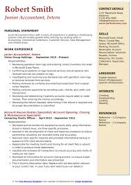 Accounting positions require specialized skills and work experience that your resu. The Best Accountant Cv And Resume Examples
