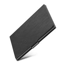 Pocket metal business id credit card case box holder best stainless steel. Sooez Metal Business Card Holder For Men Women Business Card Case Slim Design Pocket Card Holders Name Card Holder Box Credit Card Carrier Stainless Steel Black Buy Online In Antigua And Barbuda