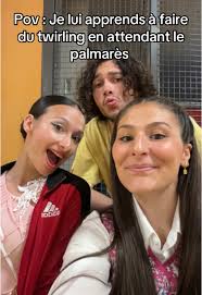 Twirling : Séance d'entraînement en couple avant la compétition