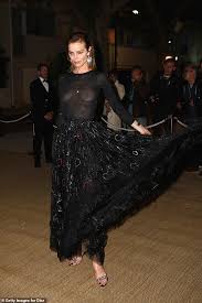 As if watching kate beckinsale do umpteen daily costume changes at cannes wasn't dazzling enough, the annual film festival. Eva Herzigova 46 Goes Braless In A Sheer Black Gown At The Dior And Vogue Paris Dinner In Cannes Daily Mail Online