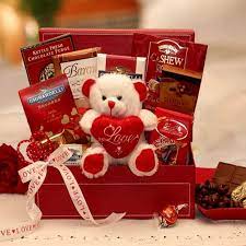 Bath, body, and spa valentine's gift set for her in pink rose fragrance with shower gel, bubble bath, body lotion, and bath salts, with shea butter and vitamin e to nourish skin, a romantic gift idea. Be My Love Chocolate Valentines Gift Set Valentines Day Gifts Arttowngifts Com
