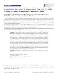 Oct 20, 2021 · because of these remarkable traits, stem cells have great potential to regenerate the immune system, repair dysfunctional, injured and diseased cells, and to grow new healthy tissue. Pdf Accentuating The Sources Of Mesenchymal Stem Cells As Cellular Therapy For Osteoarthritis Knees A Panoramic Review