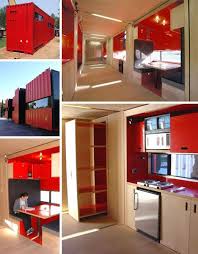40 Foot Container Into Stylish Small Home Spaces Container House Cargo Container Homes Unique Houses