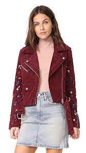 Driftwood Driftwood Embroidered Suede Moto Jacket Driftwood Cloth Suede Jacket Outfit Moto Jacket Outfit Suede Moto Jacket