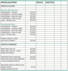 Here's a list of minor alterations that should cost under $25. Pin On Cost Template