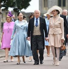 Vor gabriella hatte vor fast genau einem jahr prinz harry die amerikanischen schauspielerin meghan markle in der kapelle geheiratet. Pippa Middleton Looks Gorgeous In Blue At Lady Gabriella Windsor S Royal Wedding Mirror Online