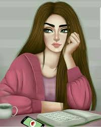 Pin By Deisy Giron On Art That I Love Girl Drawing Pictures Beautiful Girl Drawing Cute Cartoon Girl