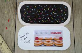 What are the terms and conditions for dunkin' donuts gift cards? Free Printable Donut Cut Out Gift Card Holder Gcg
