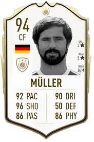 Gerd müller best german striker ever(why klose ea?) he needs to be in the game. Gerd Muller Icon Prediction For Fifa 20 Fifa