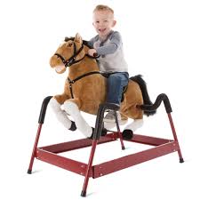 See our horse riding services news for more information about upcoming horse rides and special events. Spring Rocking Horse Plush Ride On Toy With Adjustable Foot Stirrups And Sounds For Toddlers To 5 Years Old By Happy Trails Brown Walmart Com Walmart Com