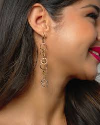 Simple Gold Earring Caratly Outlet