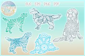 Download Mandala Labrador Svg File Zentangle Golden Retriever Svg Cut File Clip Art Art Collectibles Timinox Com
