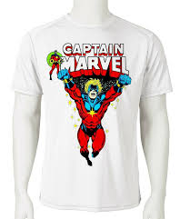 Captain Marvel Dri Fit Graphic T Shirt Mar Vell Comic Spf Sun Shirt Active Tee Athletic Apparel Sun Shirt Graphic Tee Shirts Shirt Designs