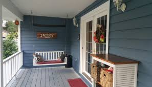 Check out these inspirational images featuring yellow front doors along with sample palettes of front door, trim and siding colors. Smoky Blue Color Review By Laura Rugh Rugh Design