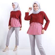 Pun untuk item fashion seperti atasan. Blouse Pakaian Baju Atasan Wanita Muslim Fashion Cantik Unik Lucu Sherly Shopee Indonesia