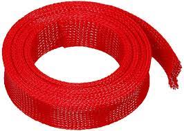 Expandable Braided Sleeving Colours - HILFLEX-PG 30mm (100 Metres, Red) :  Amazon.co.uk: DIY & Tools