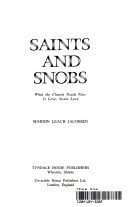 Saints and Snobs: What the Church Needs Now is Love, Sweet Love